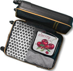 Travel Toiletry Bag for Women & Men Modern Fruit Cherry Hanging Cosmetic Organizer Portable Waterproof Makeup Case Make Up Bag with Compartments Travel Essentials for Bathroom Shower