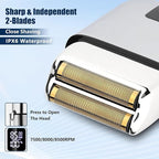 SUNNOW Hair Clippers Professional Cordless for Men, Electric Foil Shavers Razor & Beard Hair Trimmer Kit, Rechargeable Hair Cut Machines Fade Clippers Set, 3 in1 Beard Trimming Kit for Home, Barber