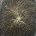 French Lace Mens Toupee Hairpieces Soft Human Hair Replacement System Natural Hairline Toupee for Men Lace Center with Poly V-Looped Man hair Units 8"X10" 4# MEDIUM BROWN