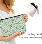 Tennis Gifts, Inspirational Tennis Makeup Bag, Tennis Accessories Tennis Gift Cosmetic Bag Toiletry Bag, Tennis Player Graduation Birthday Gifts for Women Girls Tennis Lovers Sister Best Friend