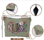 Nurse Makeup Bags,Nurse Gifts for Women,Nurse Cosmetic Bags With Zipper,Nurse Gifts for Nursing Student,Student Nurse Gifts(Green)