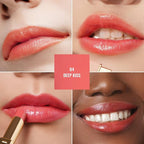 Oulac Moisturizing Shine Lipstick For Women Christmas Set 2PCS, 2 in 1 Tinted Lip Balm for Winter, Hydrated Juicy and Glossy Lip Color for Dry, Cracked and Chapped Lips, Vegan [04+12]
