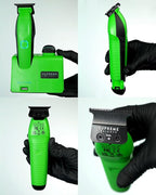 Supreme Trimmer Recharge ST777 – Professional Barber Trimmer with 2 Removable Batteries | 8000 RPM Motor, Zero Gap DLC Blades, Smart Charging Dock, USB-C Fast Charge