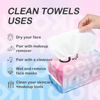 Disposable Face Towel, 50% Thicker, Soft for Sensitive Skin, Multipurpose Cleaning Cloth, 70 Count, 24 pack