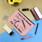 Hairdresser Gifts Hair Stylist Makeup Bag Hair Dresser Cosmetic Bags for Women Hairstylist Funny Gift for Hairdresser Purple Cosmetic Pouch Travel Makeup Case Christmas Graduation Birthday Present