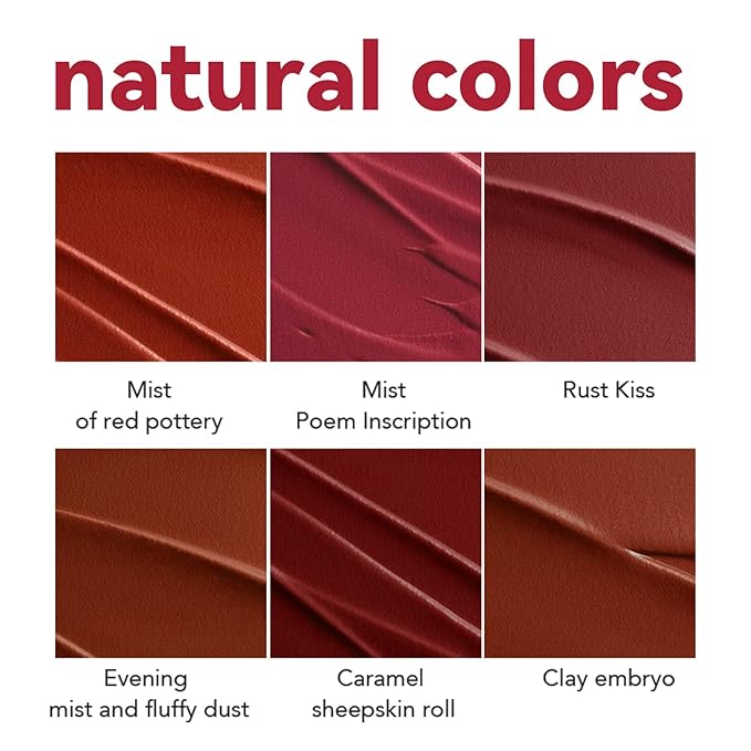 Matte Lipstick for Women, Long Lasting Moisturizing Lip Stain, Waterproof Lip Color Makeup (Straw Berry Red)