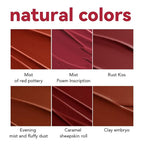 Matte Lipstick for Women, Long Lasting Moisturizing Lip Stain, Waterproof Lip Color Makeup (Reddish Brown)