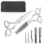 JASON 6" Hair Scissors Set - Hair Shears with Ultimate Sharp Sword Blade, Professional Haircut Scissor Hair Trimming Shear for Barber, Hairdresser, Stylist, Japanese 440C Stainless Steel Gift