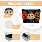 Halloween Makeup Bag, Halloween Gifts for Women Her Girlfriend, Halloween Spider Pumpkin Cosmetic Bags for Women, Dark Academia Makeup Pouch, Horror Makeup Bag