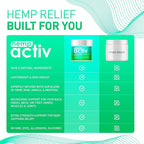 Hemp Cream with Menthol, MSM & Arnica – Lightweight, Fast-Absorbing Moisturizing Cream – Refreshing, Non-Greasy Formula for Nourished Skin – 2 Fl Oz