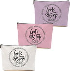 1 Pcs 3 Pcs 4 Pcs Makeup Bag, Girls Trip Gifts Favors Girls Weekend Gifts, Friendship Gifts for Women Bestie Bride