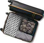 Travel Toiletry Bag for Women & Men Bohemian Skull Cool Hanging Cosmetic Organizer Portable Waterproof Makeup Case Make Up Bag with Compartments Travel Essentials for Bathroom Shower