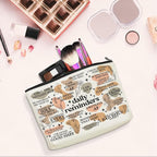 Daily Reminders Makeup Bag Positive Affirmations Self Love Gifts Inspirational Mental Health Gifts for Female Friend Colleagues Coworker Birthday Friendship Mothers Day Nurse Day Travel Toiletry Bag