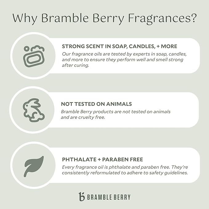 Bramble Berry Sugar Plum Fairy Fragrance Oil 2 oz | Sweet Fruity Holiday Scent for Soap Making, Candles, Lotion, Bath Bombs & Perfume | Skin Safe, Vegan, Paraben & Phthalate Free