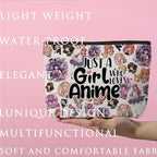 Anime Merch Anime Stuff Anime Makeup Bag， Graduation Nurse Day Birthday Anime Accessories Anime Gifts for Women Teen Girls Anime Lovers Fan Daughter Sister Granddaughter Best Friend Cosmetic Bag