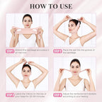 Chin Strap for Sleeping,Double Chin Reducer,Adjustable Chin Strap,Jaw Strap,Jawline Shaper,V Line Lifting Mask,Pink,M