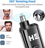 HIENA PRO Professional Cordless Hair Clippers for Men, Beard Trimmer & Elecatric Shaver & Nose Hair Trimmer Set, Rechargeable Barber Hair Cutting Grooming Kit
