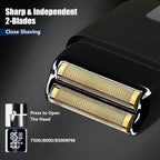 SUNNOW Hair Clippers for Men, Beard Trimmer & Hair Trimmer & Electric Foil Shavers Razor Kit, Hair Cut Machines Men's Beard Grooming Kit for Home, Barber(Black)
