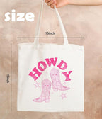 Cowgirl Western Tote Bag For Women, Cute Tote Bags, Cowgirl Accessories for Women, Western Gift
