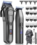 Jack & Rose Clippers and Trimmers Set, Cordless Hair Clippers for Men, Barber Clippers Set