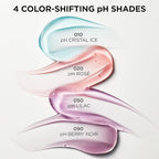 L'Oreal Paris Plump Ambition pH Hyaluron Lip Oil, Color Shifting Lip Tint with 24HR Hydration, Volumizing Shine and Lasting Color, 010 pH Cristal Ice