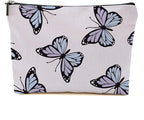 Purple Butterfly Makeup Bag Cosmetic Bag Butterfly Gifts for Women Girls Friend Niece Daughter Butterflies Lovers Gifts Travel Organizer Zipper Pouch Graduation Birthday Friendship Gifts