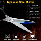 Sirabe HIGH-END Professional Barber Scissors, Ultra Sharp Blades, Hair Cutting Scissors Shears Haircut Scissors for Salon Hairdressing and Home Use