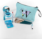 Birthday Inspirational Bridesmaid Proposal Team Small Gifts for Women Mom Aunt Teacher Sister Coworkers Makeup Cosmetic Bag Travel with Mirror Mothers Day Christmas Graduation W