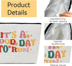 Running Makeup Bag, Women's Sport Accessories, Running Lovers Gifts, Birthday Christmas Valentines Day Presents for Her,Large Capacity Waterproof Lining Makeup Bag