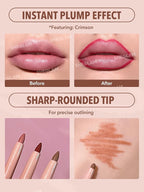 SHEGLAM Lip Liner Creamy Matte Pencil High Pigment Not Easy to Fade Silky Smooth Matte Contour Tint Lip Makeup-Mojave