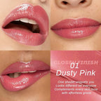 Kaely Dusty Pink Honey Lipstick Tinted Lip Balm, Hydrating Shine Lipstick for Women Dry Lips, Moisturizing Nourishing Glossy Lip Gloss Stain Makeup, Sheer Lightweight, Vegan & Cruelty-Free, 01