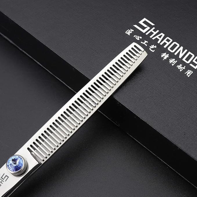 Professional Japanese Hairdressing Scissors Set - Slim Design, 7 Inch, 3 Pieces (Men & Women)