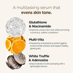 PONGDANG Real Effect Vita Toning Serum | Pore-Refining & Skin-Brightening Care | Lightweight, Non-Greasy Formula with 12 Vitamins, Niacinamide & White Truffle | Korean Skin Care
