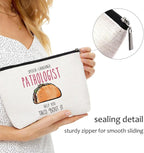 Speech Therapy Gifts For Speech Language Pathologist, Speech Therapist Gift for Women, Speech Therapist Appreciation Makeup Bag, Therapist Cosmetic Bag - Speech Language Pathologist Help Taco