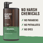 Every Man Jack 2-in-1 Daily Shampoo + Conditioner - Pacific Cypress | Nourishing For All Hair Types, Naturally Derived, Cruelty-Free Shampoo and Conditioner Set for Men | 24oz -1 Bottle