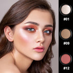 3 Pcs Cream Contour Stick Makeup Kit, Shades with Highlighter, Blush and Bronzer Contour Stick for Sculpt the Cheeks, Waterproof, Matte & Dewy Finish (Neutral,#01+#09+#12)