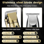 Hair Clippers for Man T-Blade Trimmer Nose Hair Trimmer Electric Shaver Set, Professional Metal Body Barber Clippers Set for Haircut, Men’s Grooming Kit with LCD Display, Ideal Gift for Him
