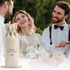 Engagement Wine Gift Bag Wedding Engaged Gifts for Newlyweds Couple Women Men Bridal Shower Gifts for Bride and Groom Pairs Well with Wedding Planning The Best Is Yet to Come Wine Bags