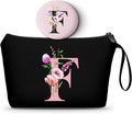 Birthday Friendship Womens Bridesmaid Proposal Coolest Gifts for Sister Teacher Coworkers Bride Personalized Travel Makeup Cosmetic Bag with Mirror Valentines Mothers Day Christmas Graduation F