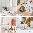 Women Cosmetic Bag Eiffel Tower, Watercolor Paris Eiffel Tower Cute Makeup Bag For Purse Cosmetic Travel Bag For Toiletries Makeup Storage Bag Flax Skincare Bag Make Up Pouch Bags