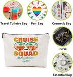 1 Pcs 3 Pcs 4 Pcs Makeup Bag, Girls Trip Gifts Favors Girls Weekend Gifts, Friendship Gifts for Women Bestie Bride
