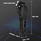 Men's Hair Clippers for Professional Hair Trimmer Cordless Rechargeable Powerful Beard Trimmer Hair Cutting Grooming Tool