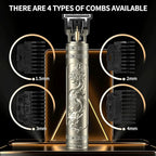 Beard Trimmer for Men-Hair Clippers for Men-Cordless Rechargeable Hair Clipper and Trimmer-Beard Shaver Barbershop（Bronze）