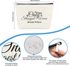Creative Writer Gift for Women Makeup Bag Write Lovers Inspirational Gift for Writers Novelist Gifts Cosmetic Bag Writer Appreciation Birthday Christmas Thanksgiving Gifts for Author Writers