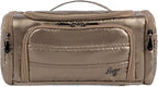 Lug Trolley Medium Cosmetic Case, METALLIC WALNUT