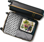 Travel Toiletry Bag for Women & Men Colorful Fruit Grapes Hanging Cosmetic Organizer Portable Waterproof Makeup Case Make Up Bag with Compartments Travel Essentials for Bathroom Shower