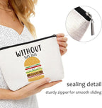 Speech Therapy Gifts, Speech Language Pathologist Gifts, Speech Therapist Gift for Women, Speech Therapist Appreciation Funny Makeup Bag, Therapist Cosmetic Bag - Without SLPs This Would Be A Booger