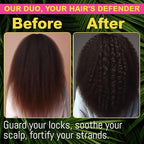 Batana Oil Shampoo and Conditioner Set | Raw Organic Batana Oil for Hair Growth | Clarifying & Thickening Treatment for Thinning Hair | Shampoo and Conditioner for Men & Women