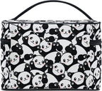 Makeup Bag, Animal Cute Little Panda Travel Makeup Organizer Bag Cosmetic Cases Toiletry Bags for Girl Women Ladies
