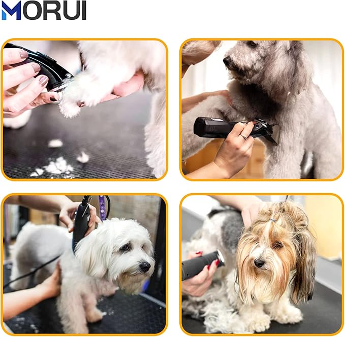 7F Cut Length 1/8"(3.2mm) Detachable Pet Dog Clipper Blades UltraEdge Series Clipper Blades for Dog Grooming Compatible with Most Andis,Oster A5 Wahl KM Series Clippers